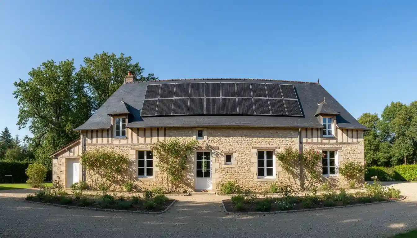 Installation de Panneaux Solaires à Blasimon, Château