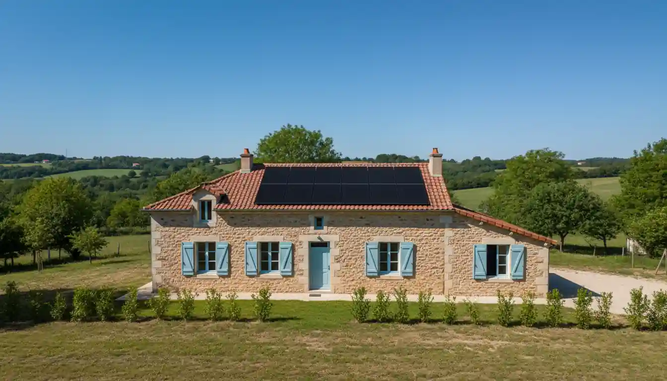 Installation de Panneaux Solaires à Blasimon, Les Tuilières